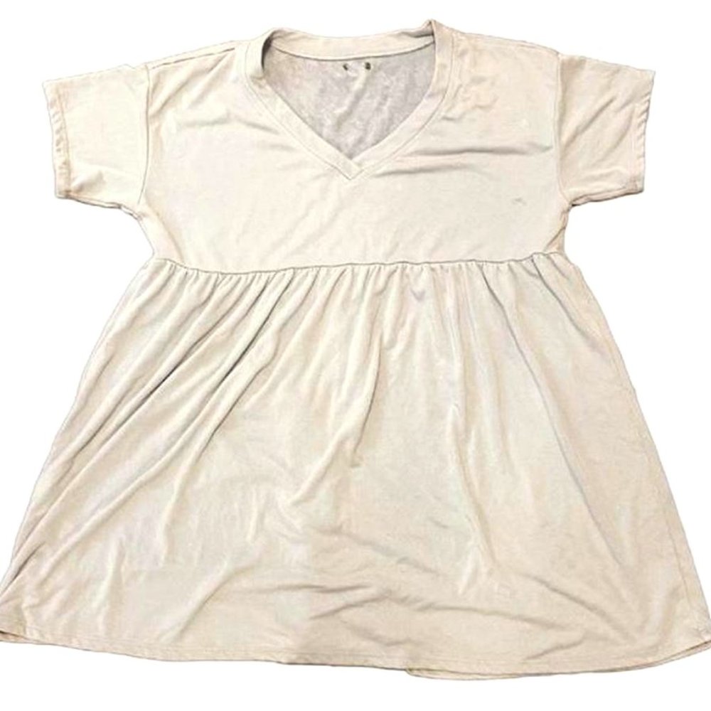 Terry cloth tshirt dress